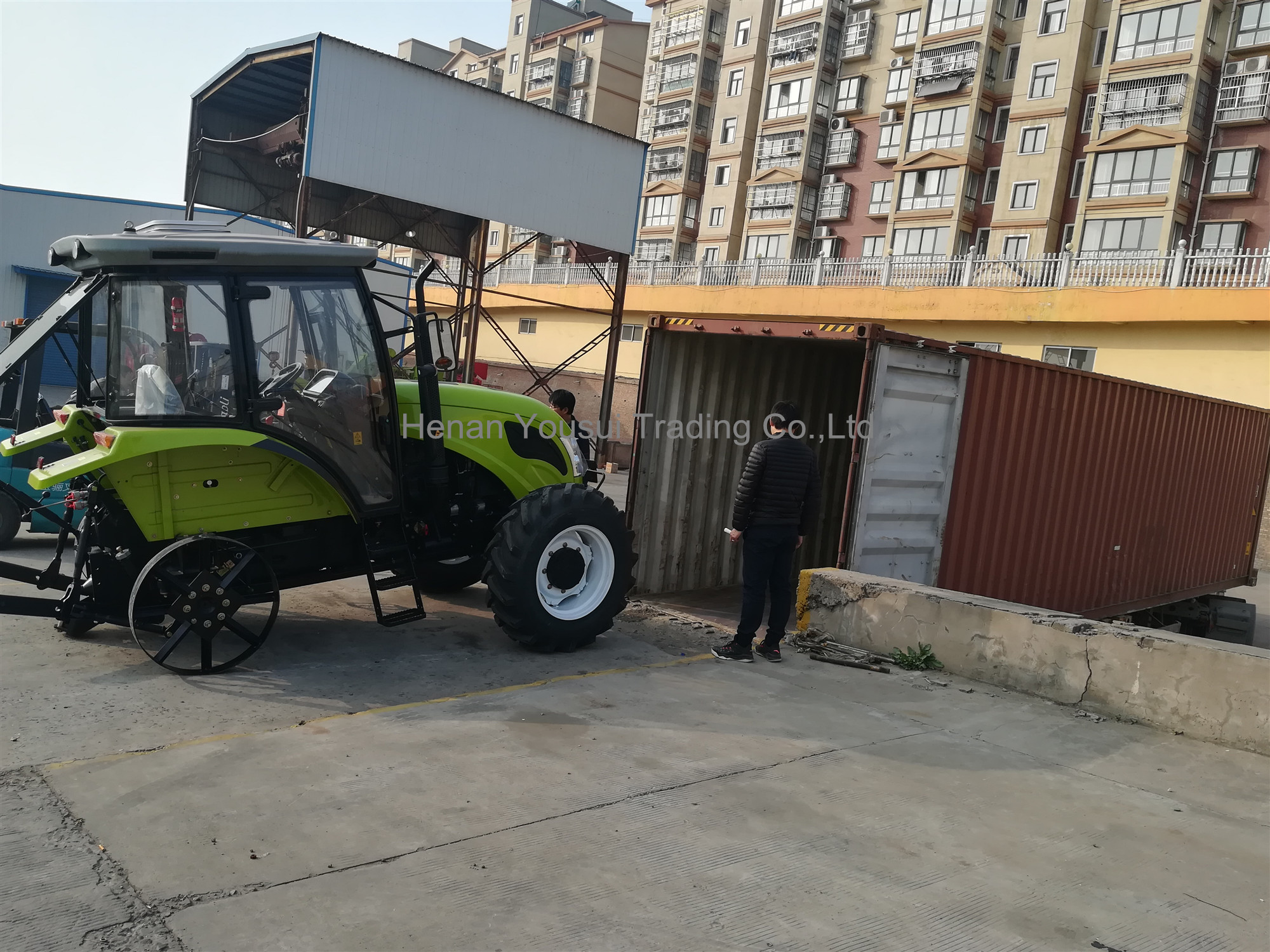 90 Horsepower Tractor and Agricultural Machinery Exported to South America