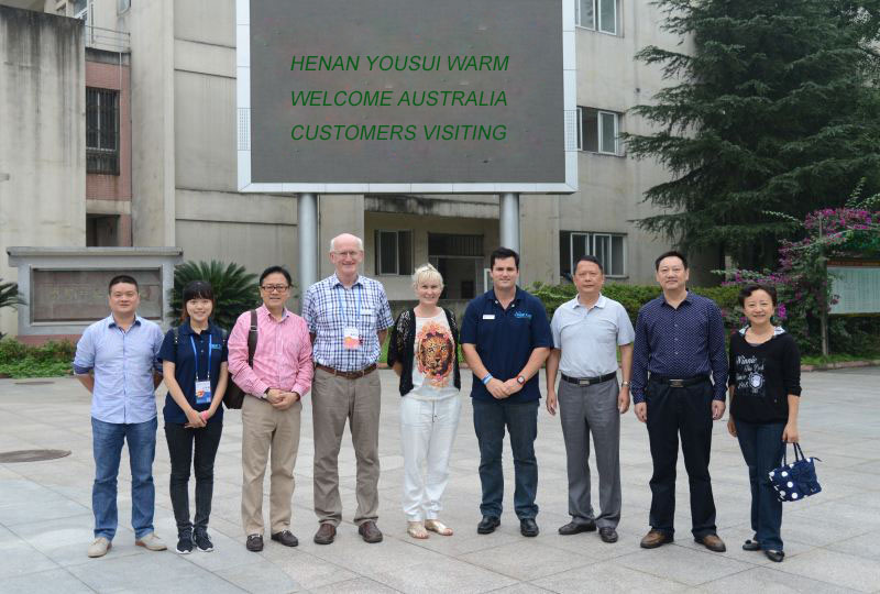 Austraila customers visiting us