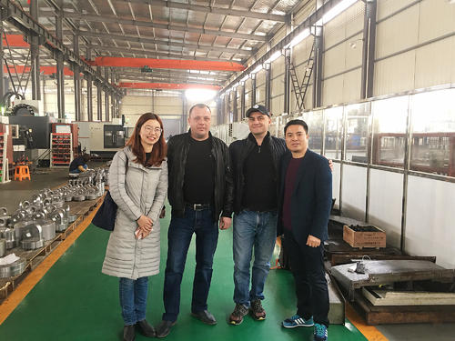 Russian customers visiting us